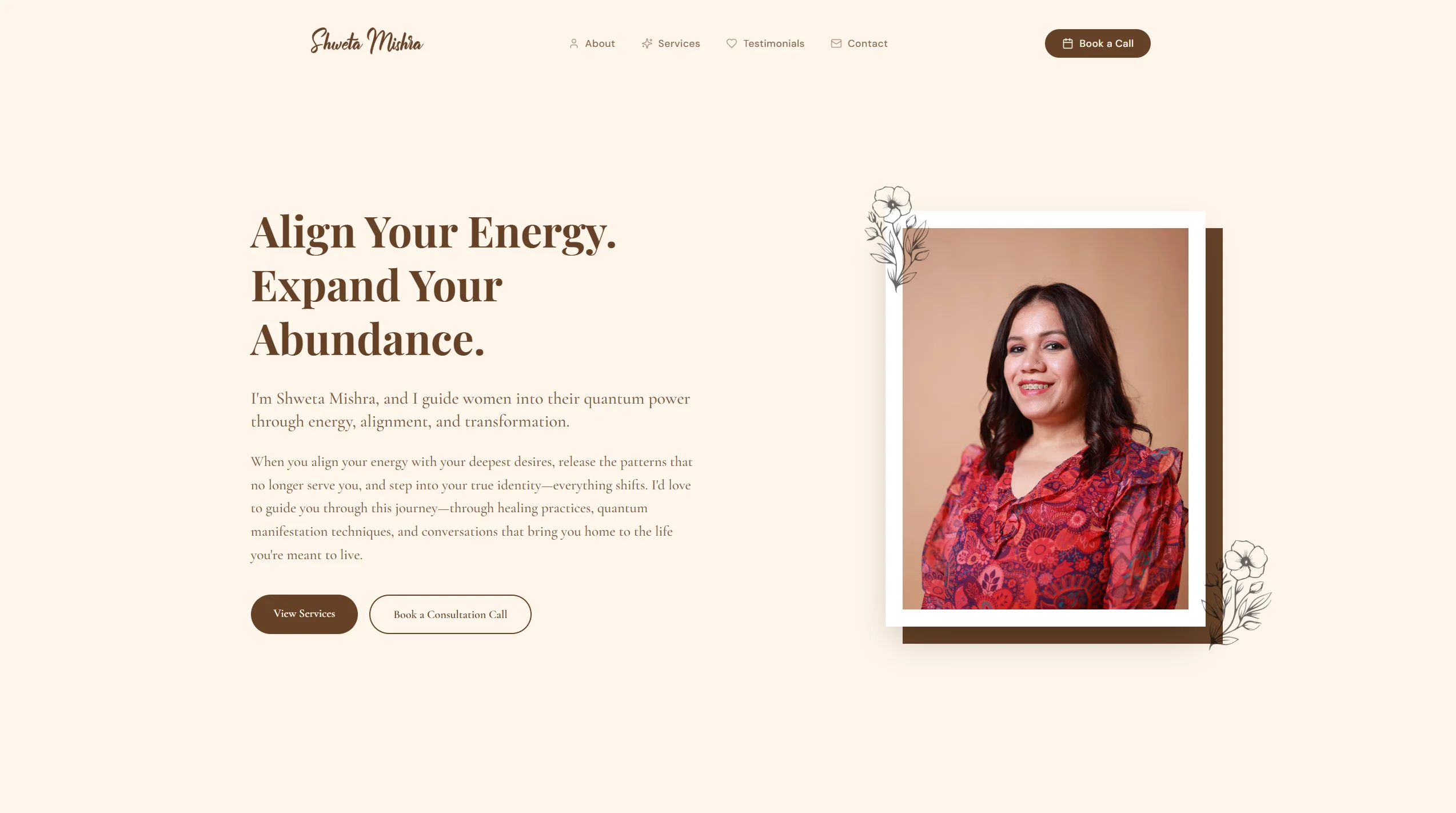 Shweta Mishra – Quantum Manifestation Coach Website