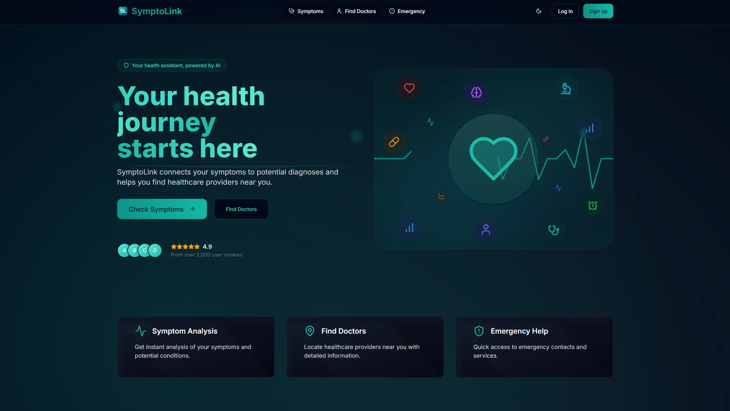 SymptoLink – AI-Powered Healthcare Assistant
