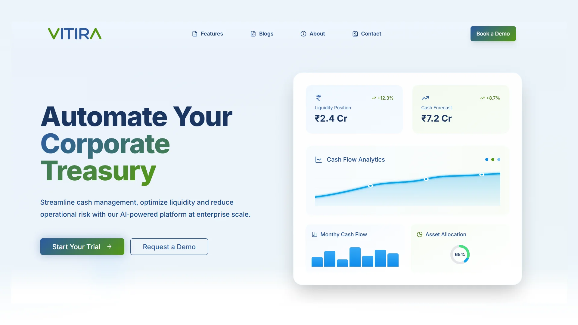 VITIRA – Business Website Transformation